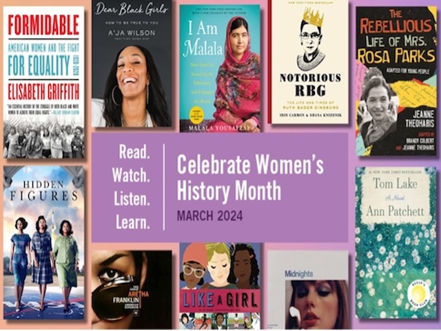 The Library District Commemorates Women’s History Month with Unique, Educational Events for All Ages
