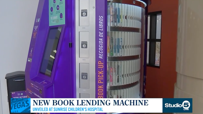 New Book Lending Machine