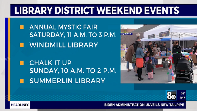 Library District Weekend Events