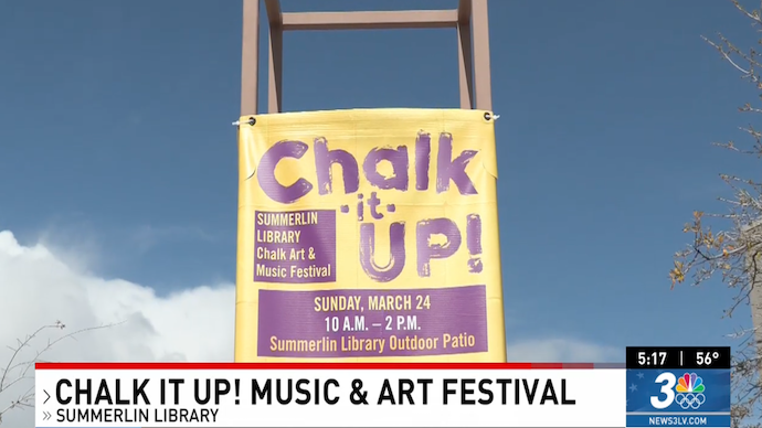 Chalk and Music Festival In Summerlin