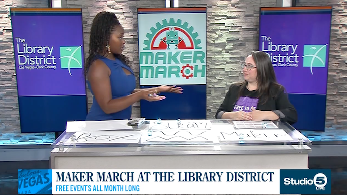 Maker March at the Library District