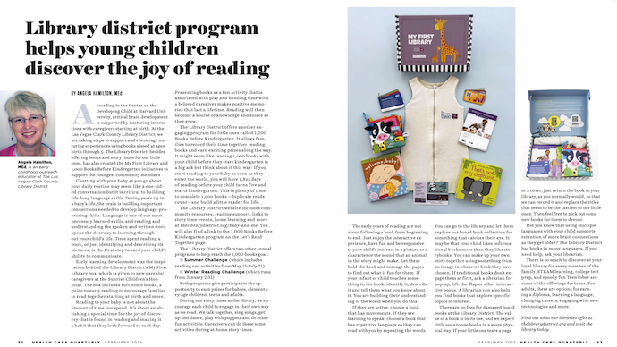 Library District Program Helps Young Children Discover the Joy of Reading 
