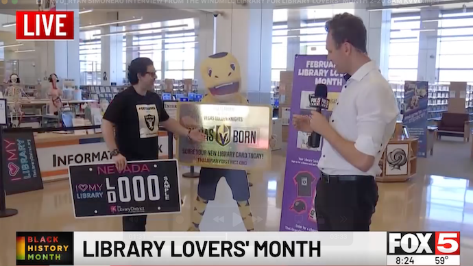 February is Library Lovers' Month at the Library District