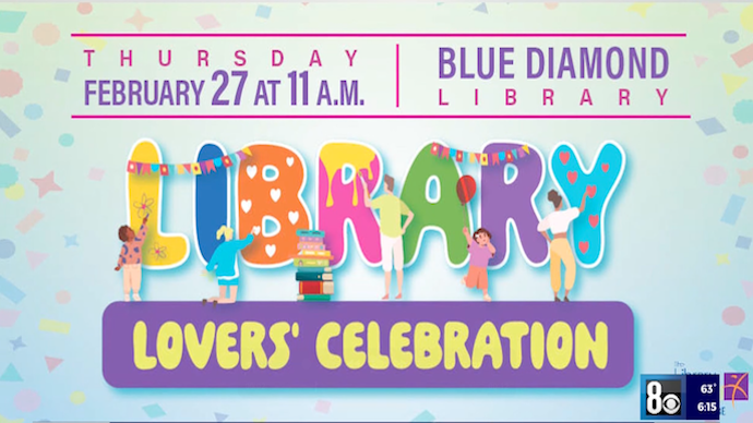 Blue Diamond Library Hosts Library Lover's Month Celebration