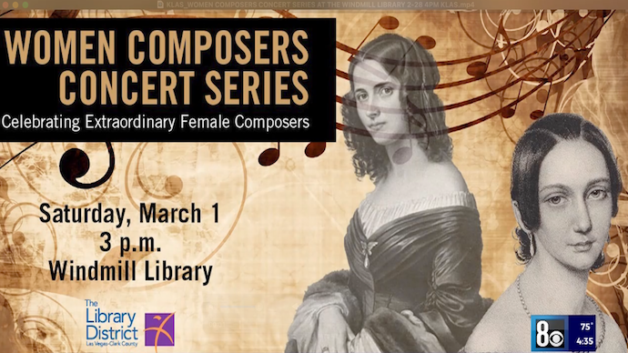 Windmill Library Hosts Women Composers