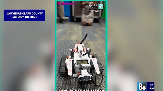 April is STEAM Month at the Library