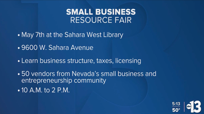 Small Business Resource Fair at Sahara West Library