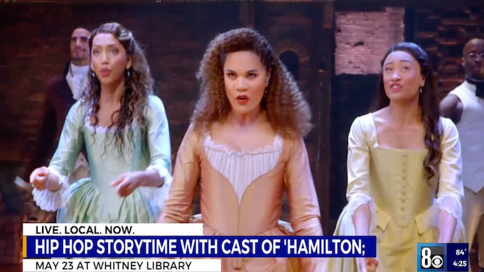 'Hamilton!' Cast Joins Whitney Library for Hip Hop Storytime