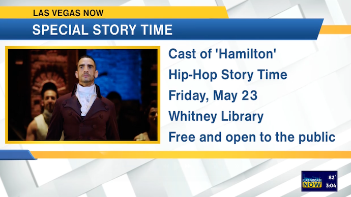 Smith Center Bring 'Hamilton' to the Library District