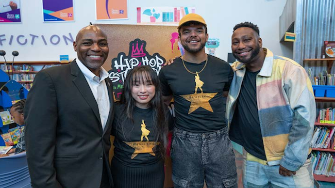 ‘Hamilton’ Cast Members Join Mr. Billy for Hip-Hop Storytime