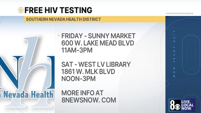 Free HIV Testing at West Las Vegas Library