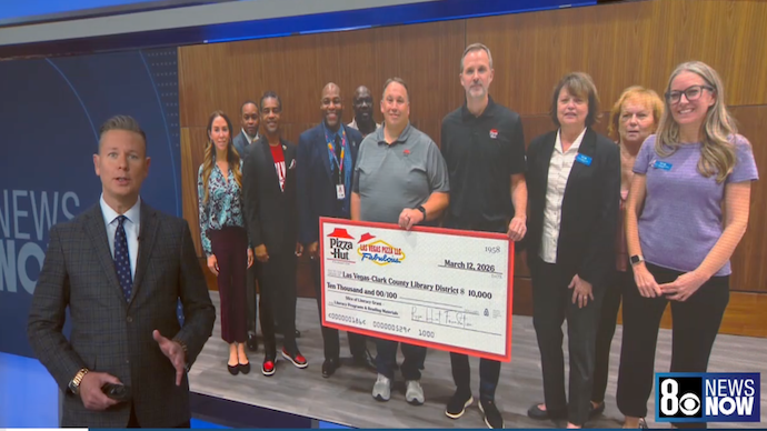 Library District Receives Literacy Grant from Pizza Hut
