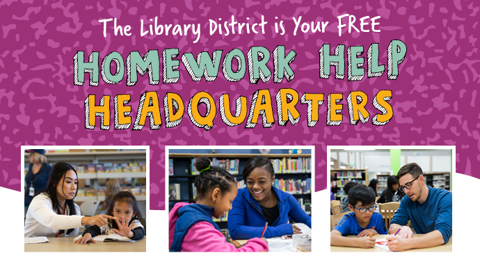 Find Your Homework Help Headquarters at Your Neighborhood Library; FREE After-School Tutoring and Free Healthy Meals Keep Kids Skills Sharp