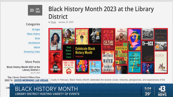 Library District Celebrating Black History Month